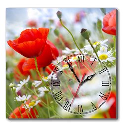 Đồng hồ tranh Hoa Dyvina 1T4040-99