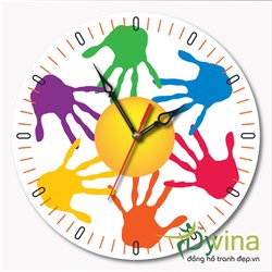 Đồng hồ tranh Dyvina tròn T027