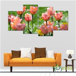 Đồng Hồ Tranh Dyvina 4T-42 Tulip hồng