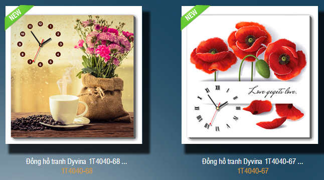 Quà mừng tân gia Tranh đồng hồ Dyvina - Quà mừng tân gia